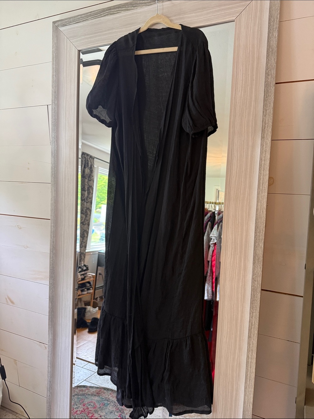 Cupshe Black Breezy Maxi Cover-Up Dress - Picture 2 of 7